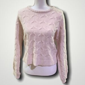 Jessica Simpson Chenille Crop Top Sweater